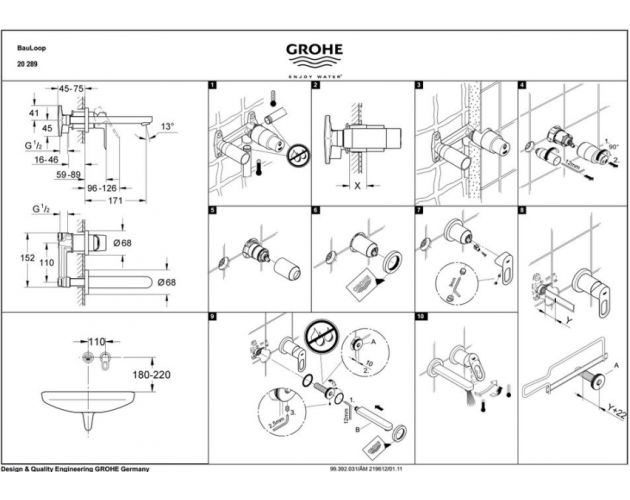???????? ??????? ????????????? GROHE Bauedge 20290 ( 20474 ) :: BAGNO ...