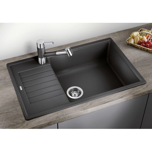 ΝΕΡΟΧΥΤΗΣ ΓΡΑΝΙΤΗ ΕΝΘΕΤΟΣ BLANCO ZIA XL 6 S Compact Volcano Grey 78x50 cm