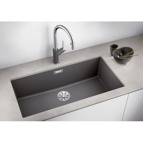ΝΕΡΟΧΥΤΗΣ ΓΡΑΝΙΤΗ ΥΠΟΚΑΘΗΜΕΝΟΣ BLANCO SUBLINE 800 U Rock Grey 83x46 cm