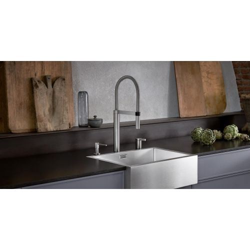 ΜΠΑΤΑΡΙΑ ΝΕΡΟΧΥΤΗ ΚΟΥΖΙΝΑΣ ΜΕ ΝΤΟΥΣ BLANCO CULINA-S Chrome
