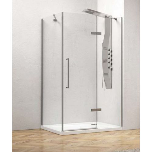 ΚΑΜΠΙΝΑ ΝΤΟΥΖΙΕΡΑΣ & ΕΝΑ SIDE PANEL ΤΕΤΡΑΓΩΝΗ Karag TINOS 100 & TN-10 70x70x200 cm