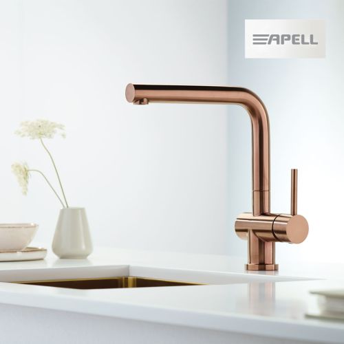 ΜΠΑΤΑΡΙΑ ΝΕΡΟΧΥΤΗ ΚΟΥΖΙΝΑΣ APELL AP6030 INOX PVD COPPER (RAME)