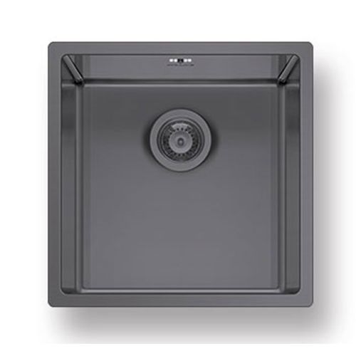 ΝΕΡΟΧΥΤΗΣ ΕΝΘΕΤΟΣ ΙΣΟΠΕΔΟΣ PYRAMIS Astris Colora (40x40) 1B Inox Gun Metal 44x44 cm