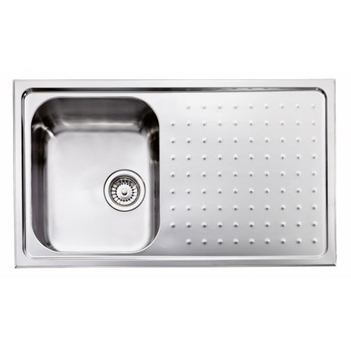 Νεροχύτης (86χ50) SANITEC CODE 11133 - Σατινέ 