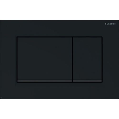 ΠΛΑΚΕΤΑ ΕΝΕΡΓΟΠΟΙΗΣΗΣ ΓΙΑ ΚΑΖΑΝΑΚΙΑ GEBERIT Sigma 30 Dual Flush115.883.DW.1 Μαύρο Γυαλιστερό