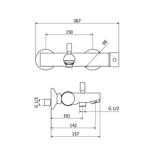 ΜΠΑΤΑΡΙΑ ΛΟΥΤΡΟΥ ΠΛΗΡΕΣ ΣΕΤ Teorema NEW JABiL 1178150 Chrome