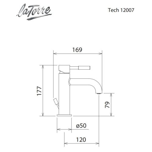 ΜΠΑΤΑΡΙΑ ΝΙΠΤΗΡΑ La Torre NEW TECH 12007 White Matt