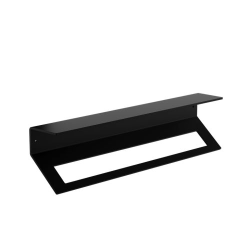ΠΕΤΣΕΤΟΘΗΚΗ ΤΟΙΧΟΥ ΜΕ ΡΑΦΙ VERDI STRANTZA 7231505 Black Matt 60 cm