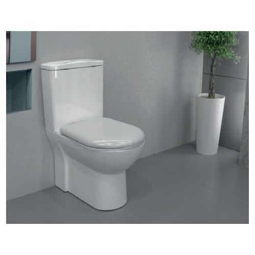 ΛΕΚΑΝΗ WC ΧΑΜΗΛΗΣ ΠΙΕΣΗΣ Back to Wall ΠΙΣΩ/ΚΑΤΩΣΤΟΜΙΑ ΚΟΜΠΛΕ SEREL VELA 671200 White 61x35,5 cm
