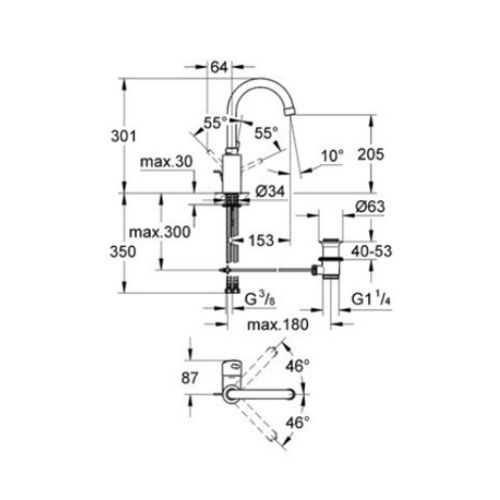 ΜΠΑΤΑΡΙΑ ΝΙΠΤΗΡΑ GROHE CONCETTO NEW 32629 