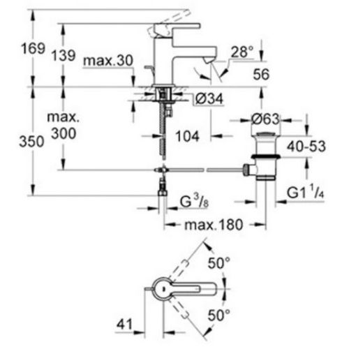 ΜΠΑΤΑΡΙΑ ΝΙΠΤΗΡΑ GROHE LINEARE PICCOLO 32109 