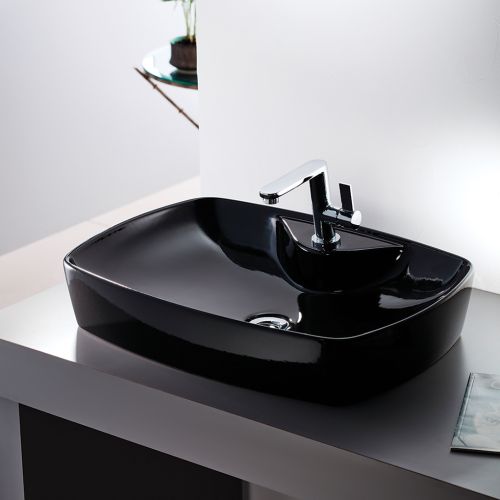 ΝΙΠΤΗΡΑΣ ΕΠΙΤΡΑΠΕΖΙΟΣ SEREL Color 1634-400 Black Bright 60 x 44 cm