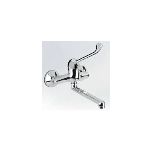 Eurorama VIVA 143400L Μπαταρία Νιπτήρος Τοίχου με Επιμήκη Λεβιέ