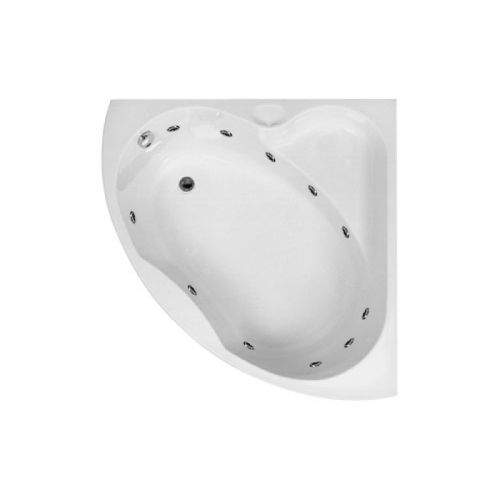 BALI  W/POOL 120x120 Μπανιέρα με Σύστημα Υδρομασάζ