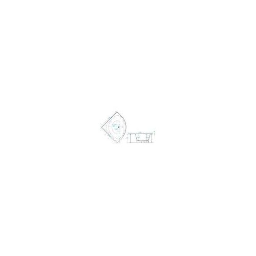 BALI  W/POOL 120x120 Μπανιέρα με Σύστημα Υδρομασάζ