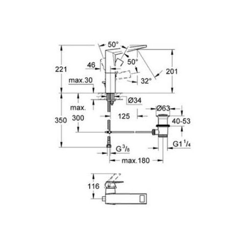 ΜΠΑΤΑΡΙΑ ΝΙΠΤΗΡΑ GROHE ALLURE BRILLIANT 23109 