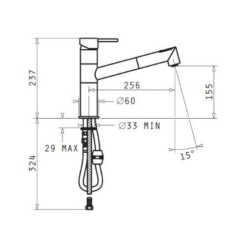 Μπαταρία Νεροχύτη Ντους Pyramis Ritmo 