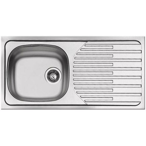 ΝΕΡΟΧΥΤΗΣ ΕΝΘΕΤΟΣ PYRAMIS Basic ET 33 (86x43,5) Fork Inox Σατινέ 86x43,5 cm