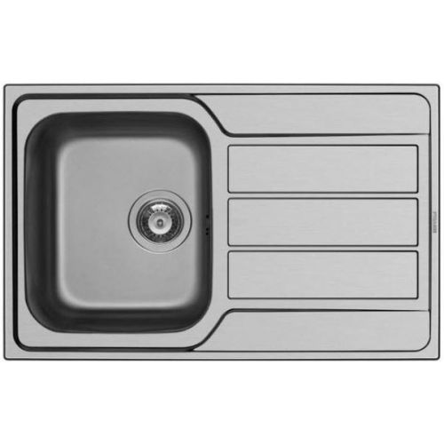 ΝΕΡΟΧΥΤΗΣ ΕΝΘΕΤΟΣ PYRAMIS Athena (86x50) 1B 1D Inox Σατινέ 86x50 cm