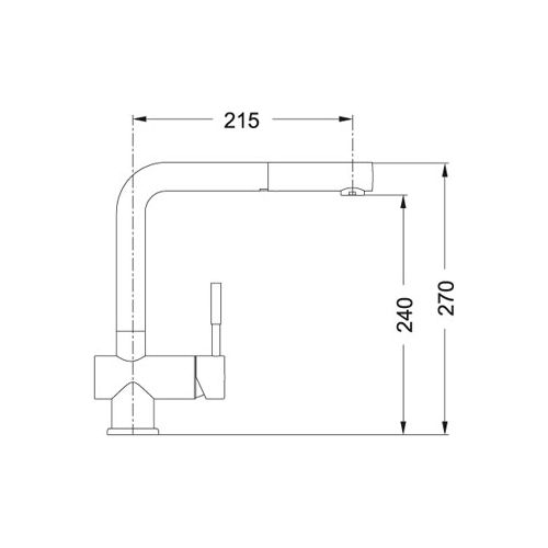 ΜΠΑΤΑΡΙΑ ΚΟΥΖΙΝΑΣ FRANKE Linea Ντους Σατινέ