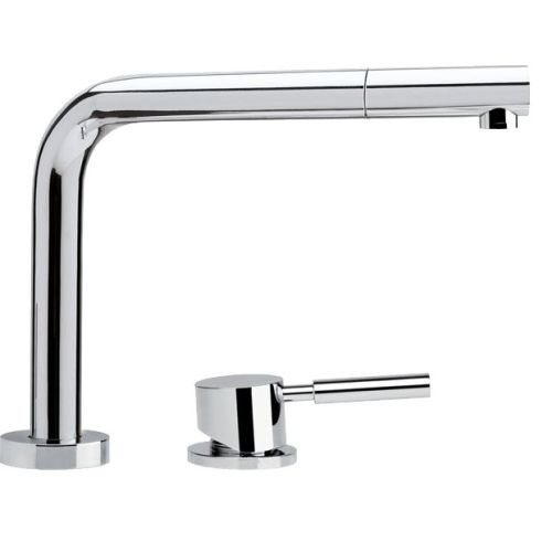 ΜΠΑΤΑΡΙΑ ΚΟΥΖΙΝΑΣ FRANKE Oxygene Hi-Tech Ντους  Χρωμέ βυθιζόμενη