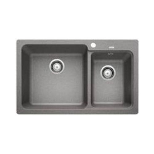 ΝΕΡΟΧΥΤΗΣ ΓΡΑΝΙΤΗ ΕΝΘΕΤΟΣ BLANCO NAYA 8 Alu Metallic 81,5x50 cm