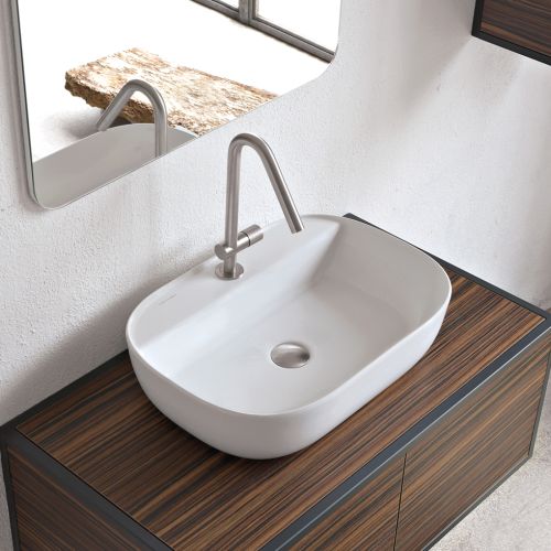 ΝΙΠΤΗΡΑΣ ΕΠΙΤΡΑΠΕΖΙΟΣ SCARABEO GLAM / R Color 1802R White matt 56 x 38 cm