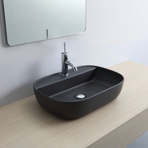 ΝΙΠΤΗΡΑΣ ΕΠΙΤΡΑΠΕΖΙΟΣ SCARABEO GLAM / R Color 1802R Black matt 56 x 38 cm