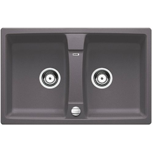 ΝΕΡΟΧΥΤΗΣ ΓΡΑΝΙΤΗ ΕΝΘΕΤΟΣ BLANCO LEXA 8 Rock Grey 78x50 cm