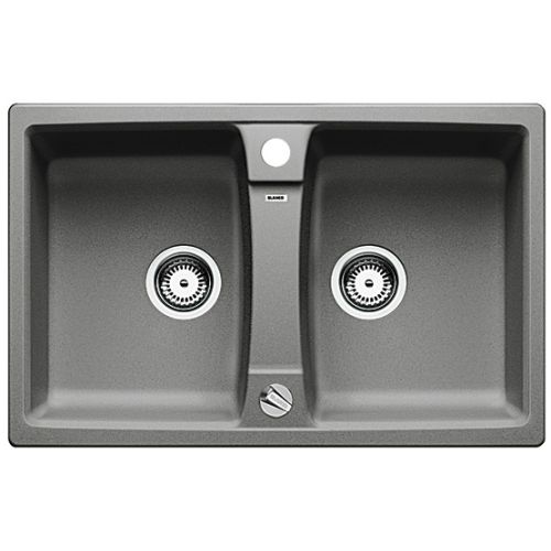 ΝΕΡΟΧΥΤΗΣ ΓΡΑΝΙΤΗ ΕΝΘΕΤΟΣ BLANCO LEXA 8 Alu Metallic 78x50 cm