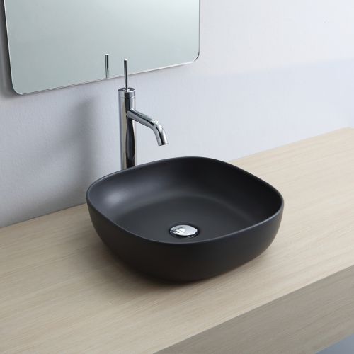 ΝΙΠΤΗΡΑΣ ΕΠΙΤΡΑΠΕΖΙΟΣ SCARABEO GLAM Color 1806 Black matt 40 x 40 cm