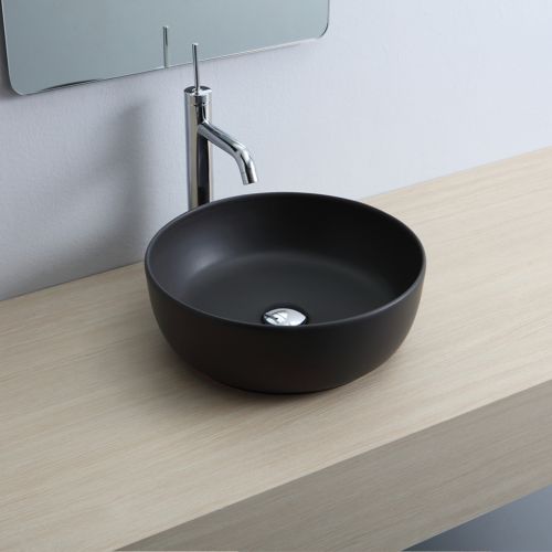 ΝΙΠΤΗΡΑΣ ΕΠΙΤΡΑΠΕΖΙΟΣ SCARABEO GLAM Color 1807 Black matt Ø39 cm