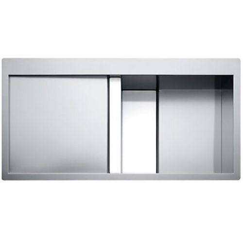 ΝΕΡΟΧΥΤΗΣ ΕΝΘΕΤΟΣ-FILOTOP FRANKE Crystal Line-CLV 214 Λευκό Κρύσταλλο Ποδιά Αριστερά 100x51,2 cm