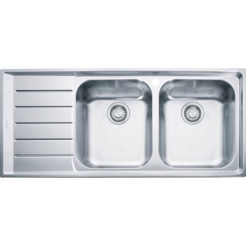 ΝΕΡΟΧΥΤΗΣ ΑΝΟΞΕΙΔΩΤΟΣ ΕΝΘΕΤΟΣ FRANKE Neptune NEΧ 621 116x51 cm Inox Ποδιά Αριστερά