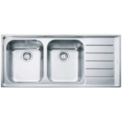 ΝΕΡΟΧΥΤΗΣ ΑΝΟΞΕΙΔΩΤΟΣ ΕΝΘΕΤΟΣ FRANKE Neptune NEΧ 621 Inox 116x51 cm Ποδιά Δεξιά