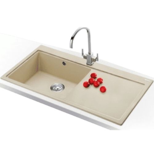 ΝΕΡΟΧΥΤΗΣ ΓΡΑΝΙΤΗ  FRANKE Mythos MTG 611 Vanilla Ποδιά Αριστερά 100x51,5 cm