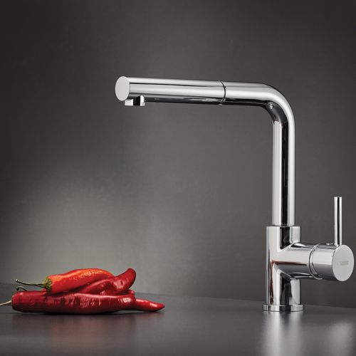 ΜΠΑΤΑΡΙΑ ΚΟΥΖΙΝΑΣ ΜΕ ΝΤΟΥΣ Armando Vicario FLUO 18580 Chrome