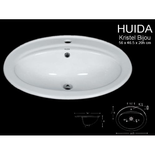 ΝΙΠΤΗΡΑΣ ΕΝΘΕΤΟΣ HUIDA  KRISTEL BIJOU HD3 56x46,5x20 cm