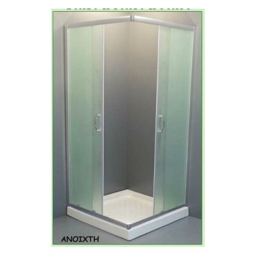 ΚΑΜΠΙΝΑ ΝΤΟΥΖΙΕΡΑΣ ΤΕΤΡΑΓΩΝΗ Gloria ASCOT MAT  70x70x180 cm