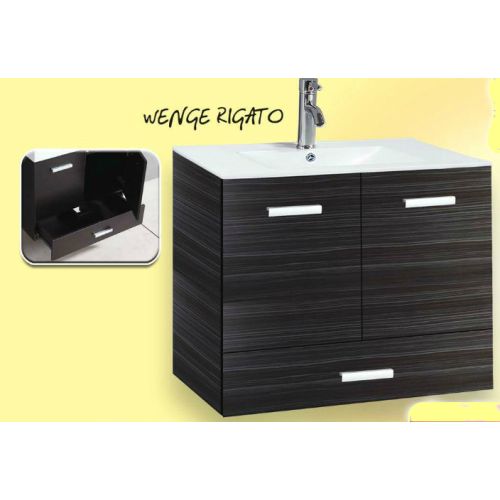 ΕΠΙΠΛΟ ΜΠΑΝΙΟΥ GLORIA ADA-UP WENGE RIGATO 75x46x58h cm.