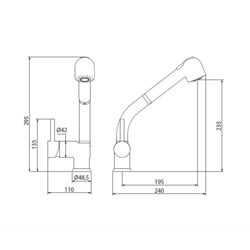 ΜΠΑΤΑΡΙΑ ΚΟΥΖΙΝΑΣ ΧΡΩΜΕ Teorema MONY 113532