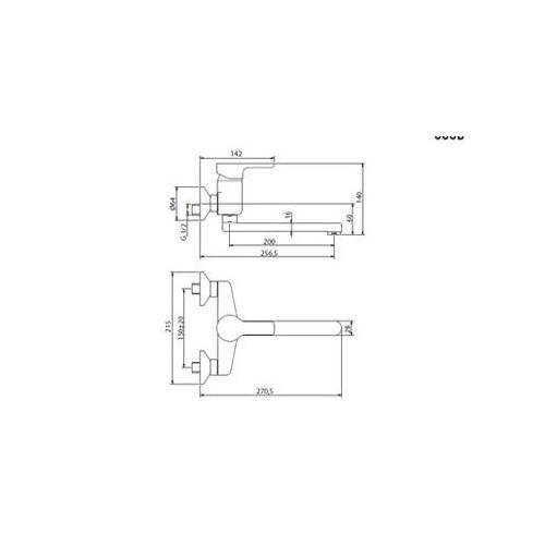 ΜΠΑΤΑΡΙΑ ΚΟΥΖΙΝΑΣ  ΧΡΩΜΕ Teorema GOODLIGE 186500