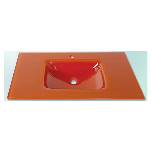 ΝΙΠΤΗΡΑΣ ΓΥΑΛΙΝΟΣ ΕΝΘΕΤΟΣ ΕΠΙΠΛΟΥ ORANGE Gloria  GLASS-U 75x45 cm