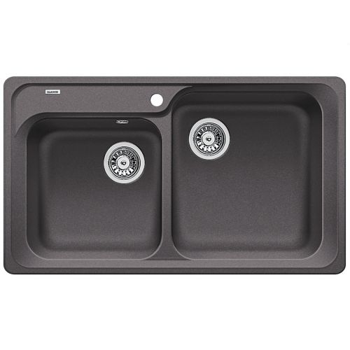 ΝΕΡΟΧΥΤΗΣ ΓΡΑΝΙΤΗ ΕΝΘΕΤΟΣ BLANCO CLASSIC 8 Rock Grey 86x50 cm.