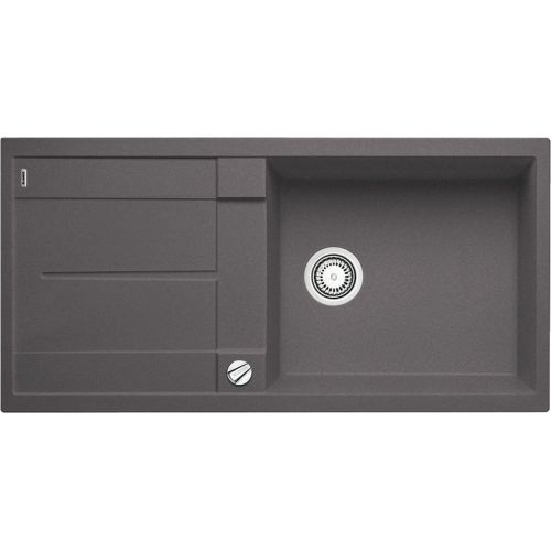 ΝΕΡΟΧΥΤΗΣ ΓΡΑΝΙΤΗ ΕΝΘΕΤΟΣ BLANCO METRA XL 6 S Rock Grey 100x50 cm