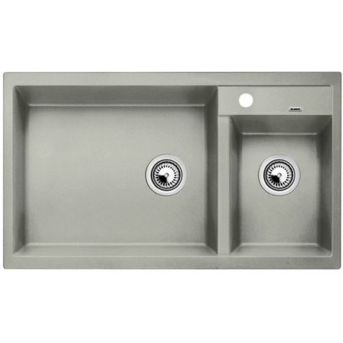 ΝΕΡΟΧΥΤΗΣ ΓΡΑΝΙΤΗ ΕΝΘΕΤΟΣ BLANCO METRA 9 Pearl Grey 86x50 cm