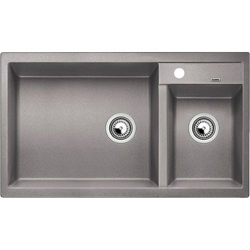 ΝΕΡΟΧΥΤΗΣ ΓΡΑΝΙΤΗ ΕΝΘΕΤΟΣ BLANCO METRA 9 Alu Metallic 86x50 cm