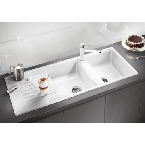 ΝΕΡΟΧΥΤΗΣ ΓΡΑΝΙΤΗ ΕΝΘΕΤΟΣ BLANCO ZIA 8 S Soft White 116x50 cm