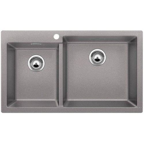 ΝΕΡΟΧΥΤΗΣ ΓΡΑΝΙΤΗ ΕΝΘΕΤΟΣ BLANCO PLEON 9 Alu Metallic 86x50 cm