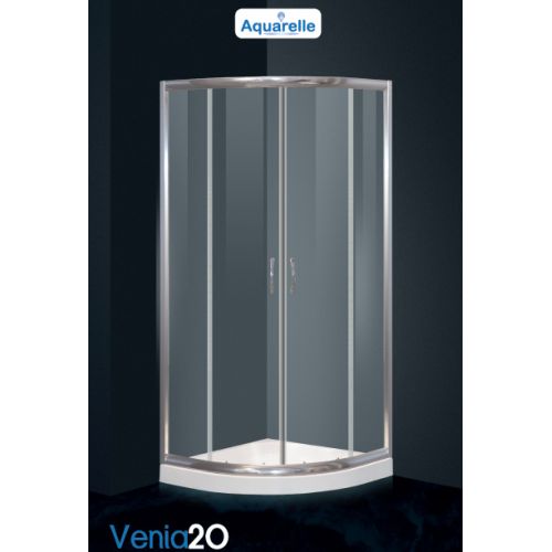 ΚΑΜΠΙΝΑ ΝΤΟΥΖΙΕΡΑΣ ΗΜΙΚΥΚΛΙΚΗ Aquarelle Venia 20 90x90x170 cm